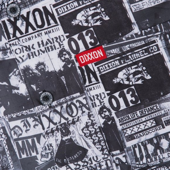 DIXXON FLANNEL - VENUE Party Shirt - Short Sleeve - Men's 2XL - Picture 3 of 12